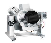 STWCGW1/2大型臥式炒菜機(jī) 多功能旋轉(zhuǎn)炒菜機(jī)、商用大型自動炒